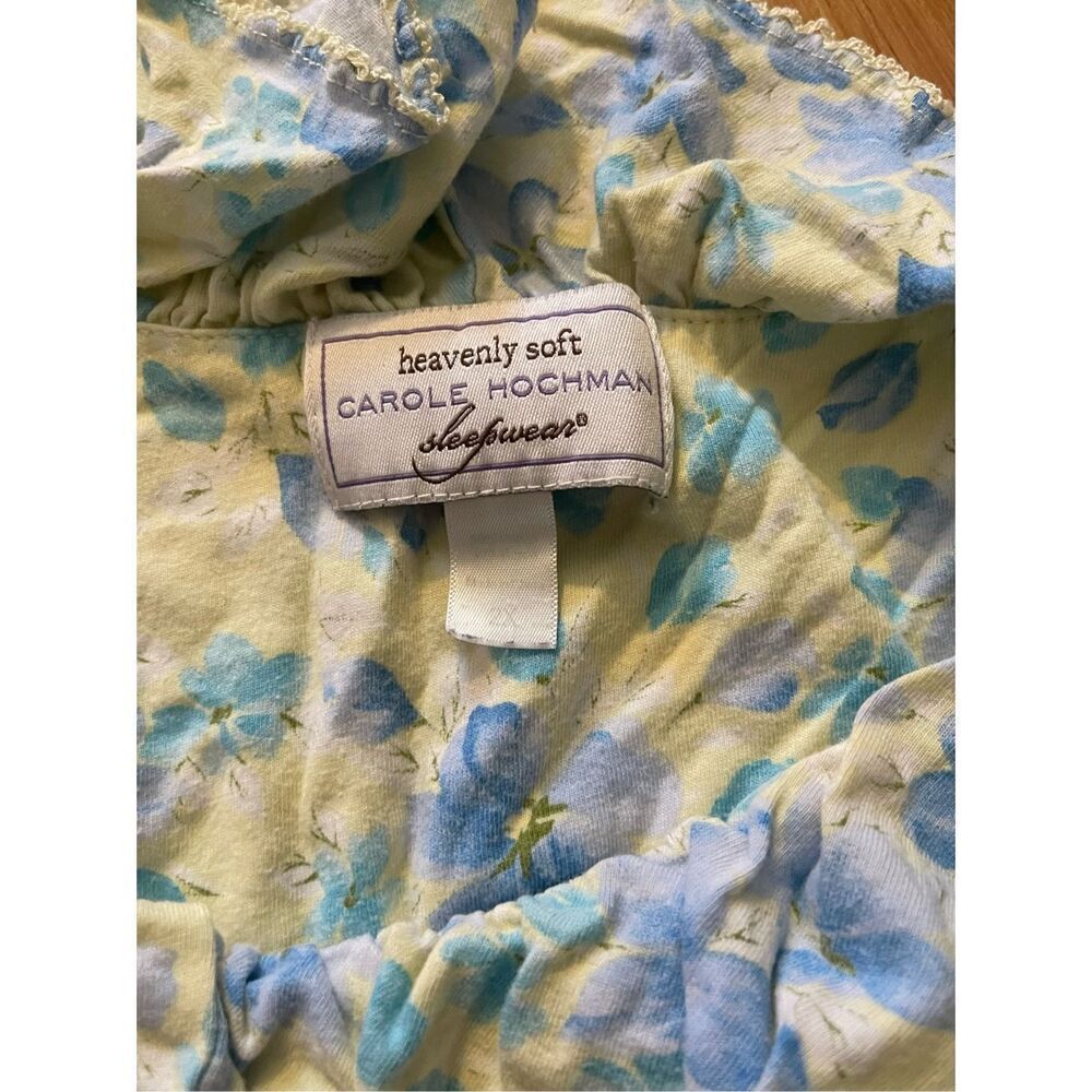 Carole Hochman Blue and Yellow Floral Nightgown Women’s Size 2XL - Picture 2 of 5